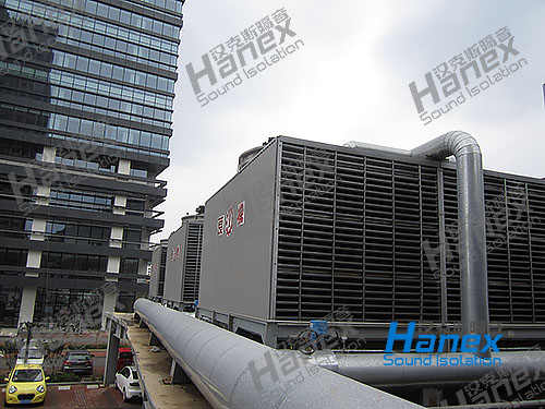 濟南中海國際環宇城冷卻塔隔音降噪工程案例